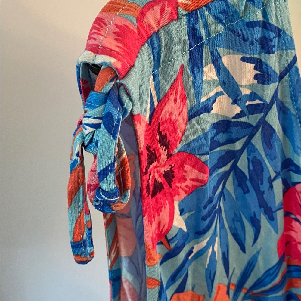 Lascana by Venus size 18 floral comfortable wide leg jumpsuit NWT - Picture 6 of 9